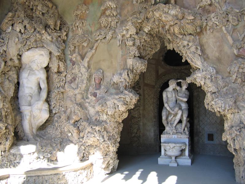 The Buontalenti Grotto in the Boboli Gardens The Buontalenti Grotto in the Boboli Gardens