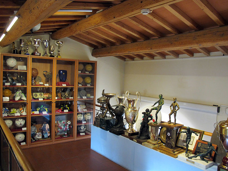 Inside the Museo del Calcio Inside the Museo del Calcio