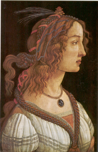 'Portrait of a Young Lady', probably Simonetta 'Portrait of a Young Lady', probably Simonetta