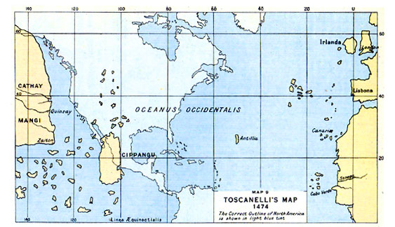 Toscanelli's Map of the World Toscanelli's Map of the World