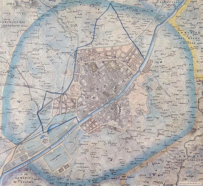 Poggi's 1865 Plan for Florence Poggi's 1865 Plan for Florence