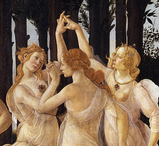 Three Graces (detail from the Primavera) Three Graces (detail from the Primavera)