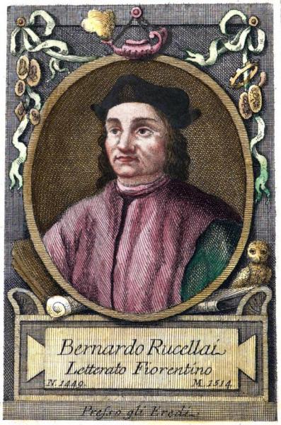 18th century portrait of Bernardo Rucellai 18th century portrait of Bernardo Rucellai