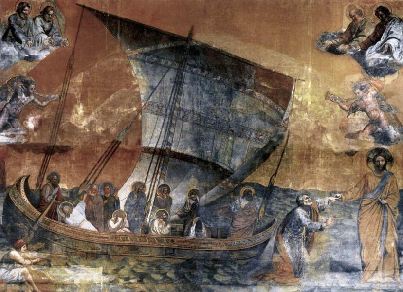 Copy of the Navicella mosiac, painted in 1628 Copy of the Navicella mosiac, painted in 1628
