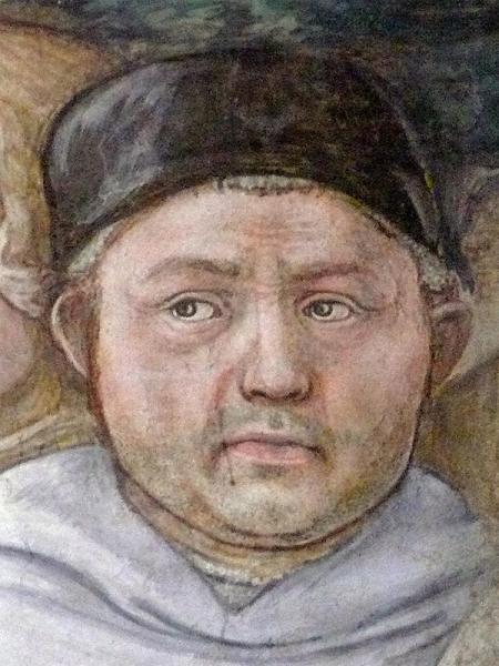 Self portrait of Lippi, from Spoleto Cathedral