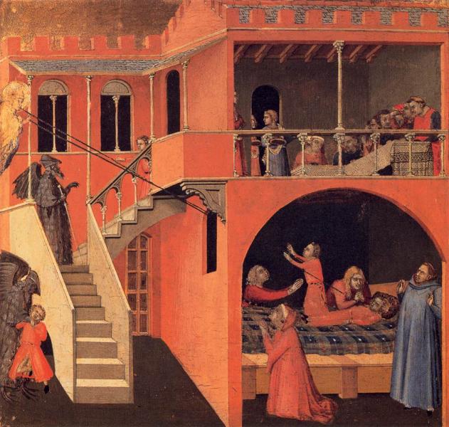 Scene from the Life of St Nicholas by Lorenzetti