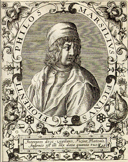 Jean-Jacques Boissard, portrait of Ficino