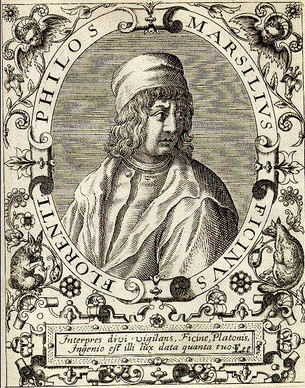 Jean-Jacques Boissard, portrait of Ficino Jean-Jacques Boissard, portrait of Ficino