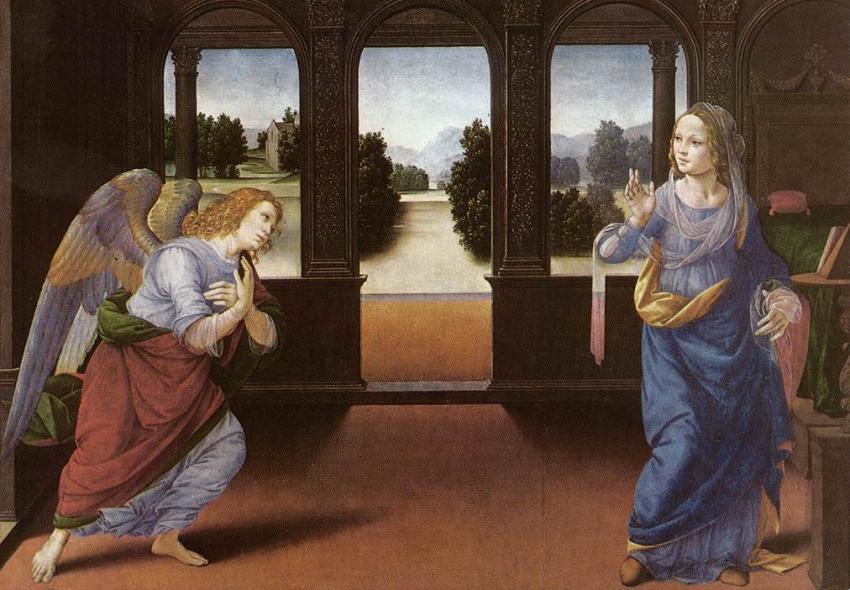 Annunciation, Lorenzo di Credi