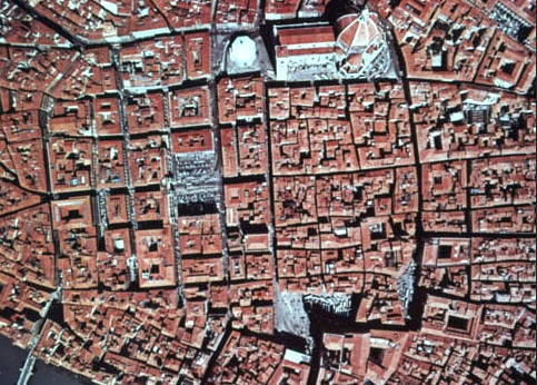 Central Florence's Roman plan Central Florence's Roman plan