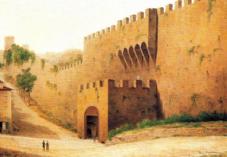 Fabio Borbottoni , Porta S. Miniato, early 1800s Fabio Borbottoni , Porta S. Miniato, early 1800s
