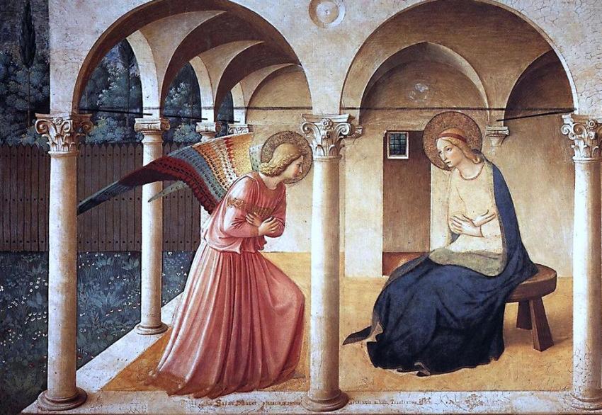 The Annunciation by Fra Angelico The Annunciation by Fra Angelico