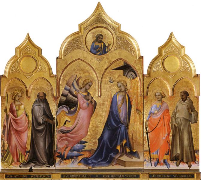 Lorenzo Monaco, Annunciation Triptych Lorenzo Monaco, Annunciation Triptych