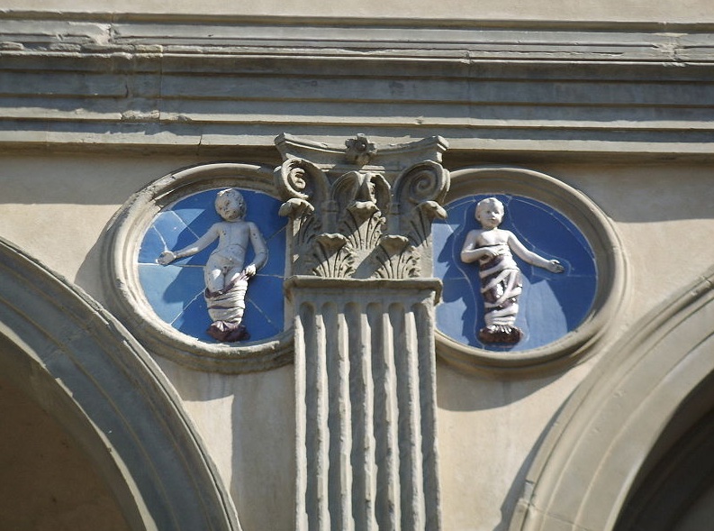 Foundlings, by Andrea della Robbia Foundlings, by Andrea della Robbia