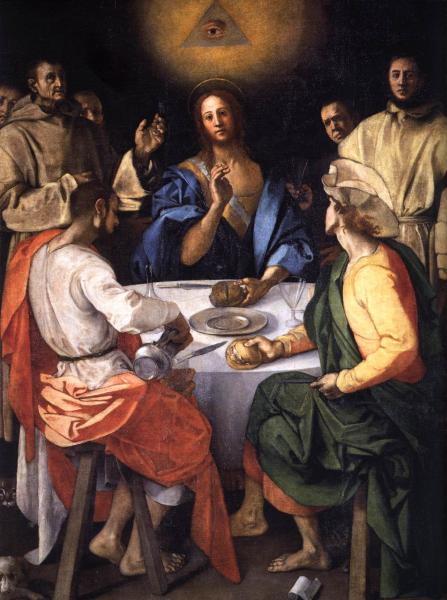 Supper at Emmaus by Pontormo Supper at Emmaus by Pontormo