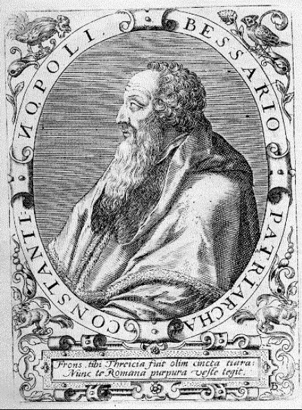 Bessarion, by Theodor de Bry Mannheim MS Bessarion, by Theodor de Bry Mannheim MS
