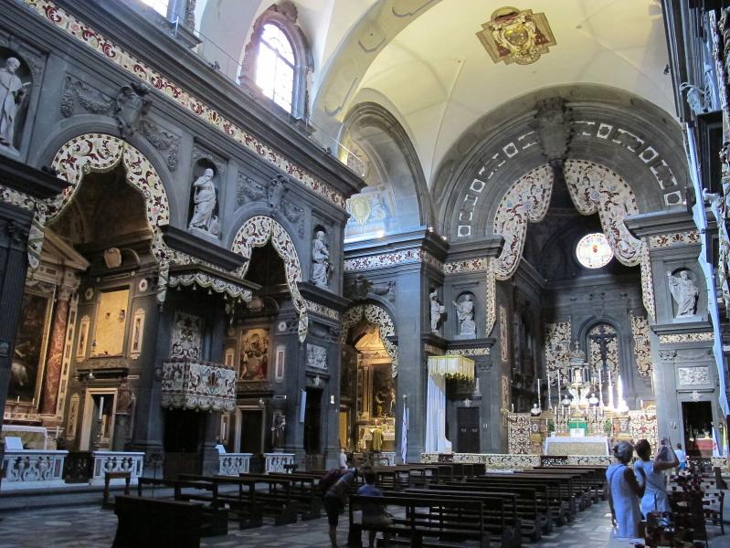 Interior of the church