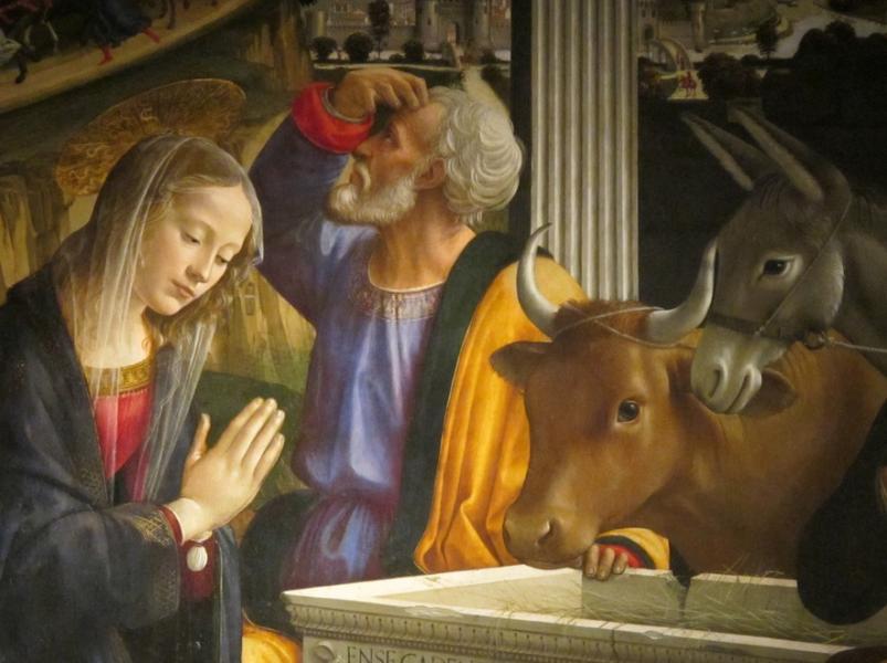 Detail of Ghirlandaio's Nativity Detail of Ghirlandaio's Nativity