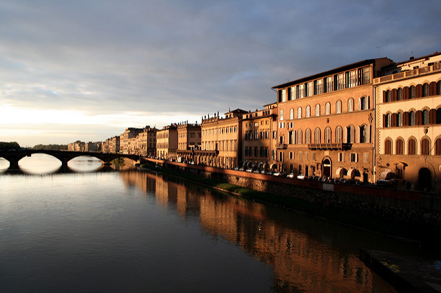 Florence at sunset