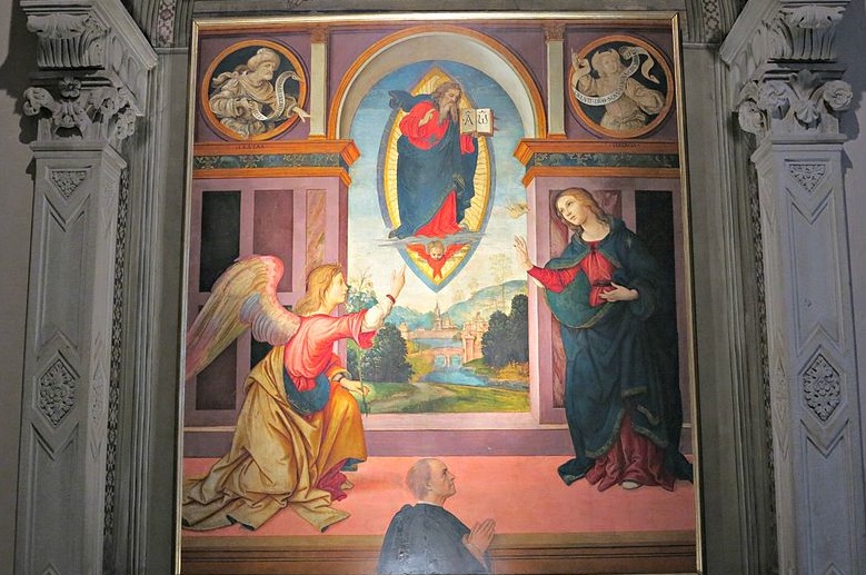 Annunciation by Raffaellino del Garbo Annunciation by Raffaellino del Garbo