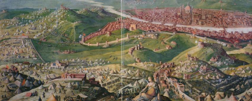 Siege of Florence, by Vasari