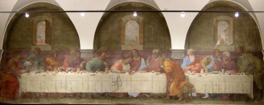 Franciabigio's Last Supper Franciabigio's Last Supper