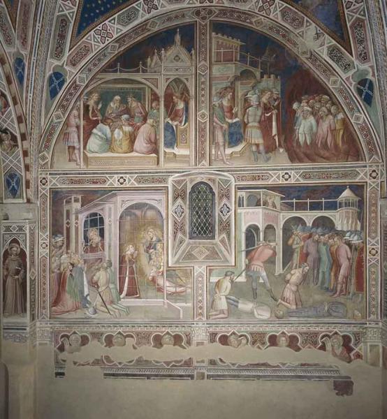Spinello Arentino's frescoes in the Oratory