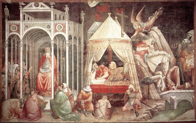 Dream of Constantine, Agnolo Gaddi, Santa Croce