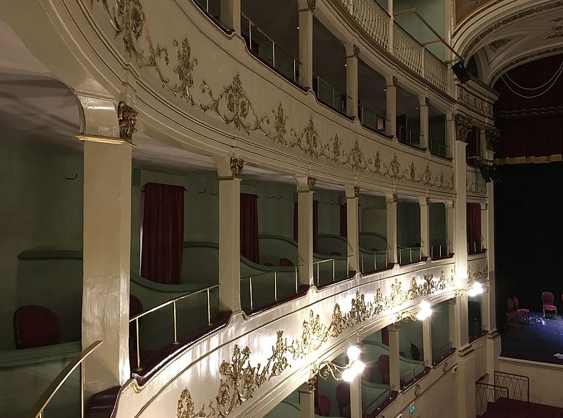 Inside the theatre