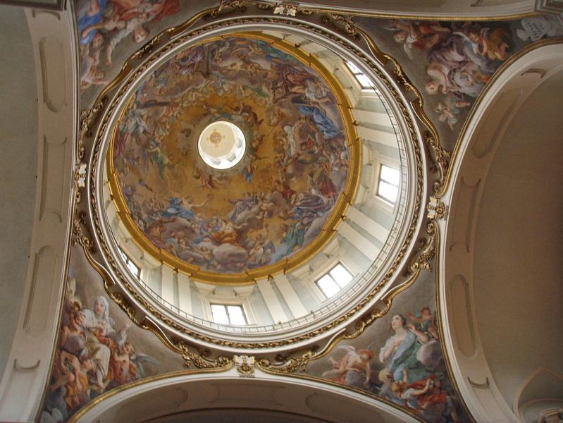 Frescoes by Gabbiano in the dome Frescoes by Gabbiano in the dome