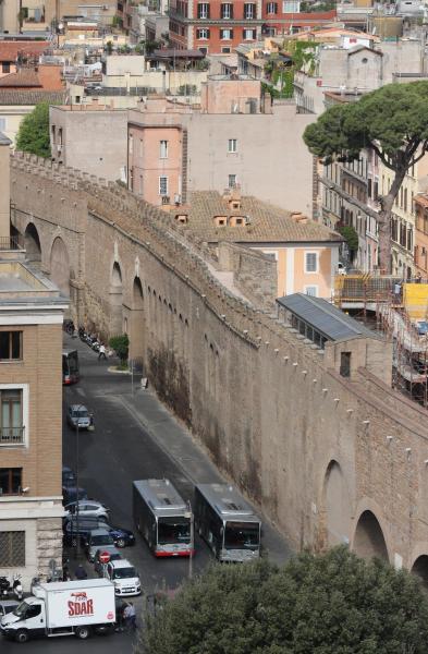 The Passetto di Borgo in Rome.