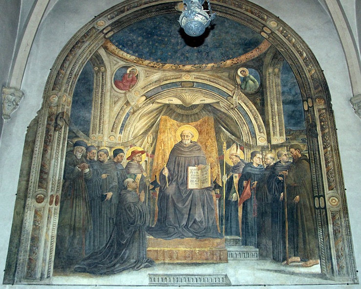 S. Giovanni Gualberto Enthroned