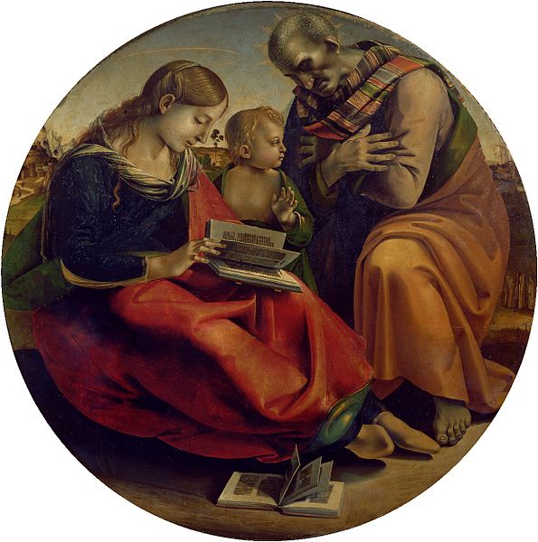 Signorelli's Holy Family in the Uffizi