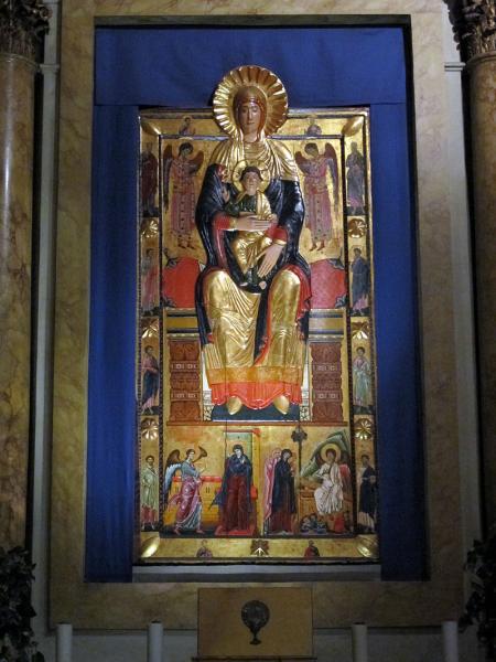 Madonna enthorned, by Coppo di Marcovaldo Madonna enthorned, by Coppo di Marcovaldo