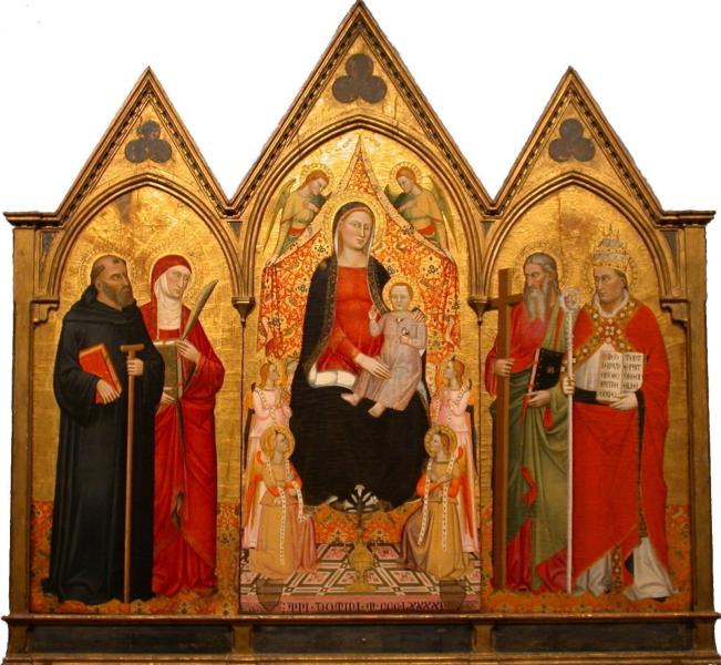 Madonna, Child and Saints by Jacopo