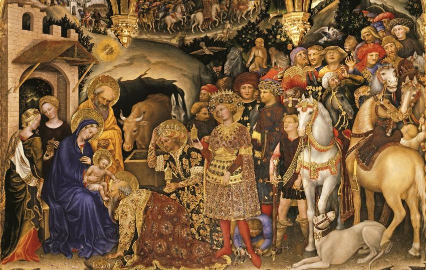 Adoration of the Magi, Genile da Fabriano Adoration of the Magi, Genile da Fabriano