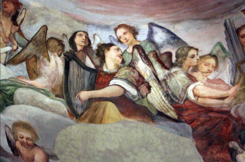 Giovanni di San Giovanni, frescoes at Ognisanti
