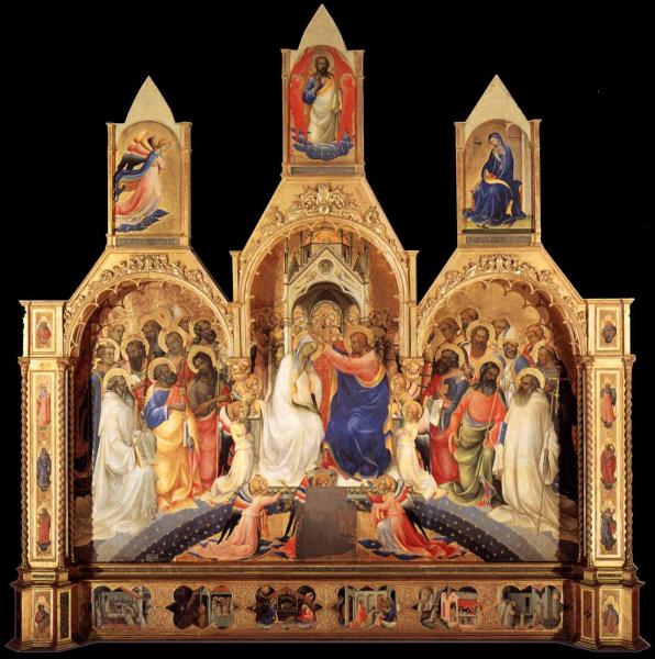 Coronation of the Virgin, Uffizi Coronation of the Virgin, Uffizi