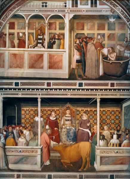 One of Maso di Banco's Santa Croce frescoes One of Maso di Banco's Santa Croce frescoes