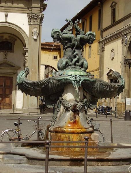 Fountain in Piazza SS. Annunzia