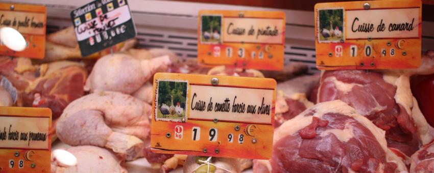 Tours - Halles de Tours - Avril 2019 - Boucherie des Halles