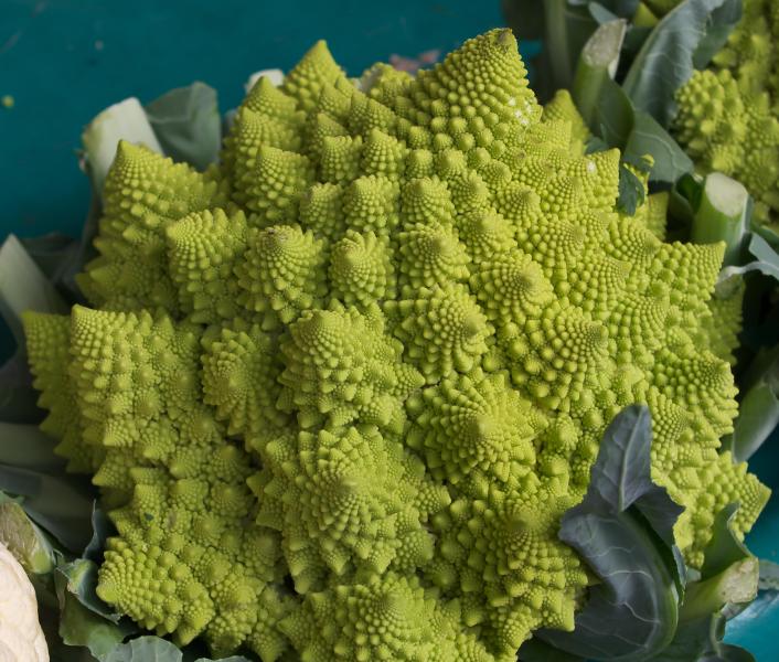 Chou Romanesco au marché