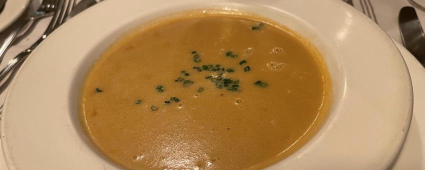 Lobster bisque at BL Brasserie in Paso Robles, California.