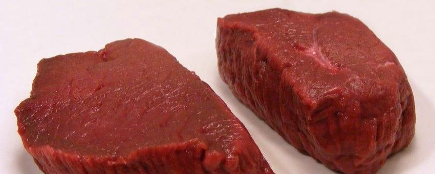 Venison Steaks  29,80 p/kg @ Baars Poelier, Markt Rotterdam. 

Venison can be a little bit tough, but these turn out brilliantly tender and flavoursome.