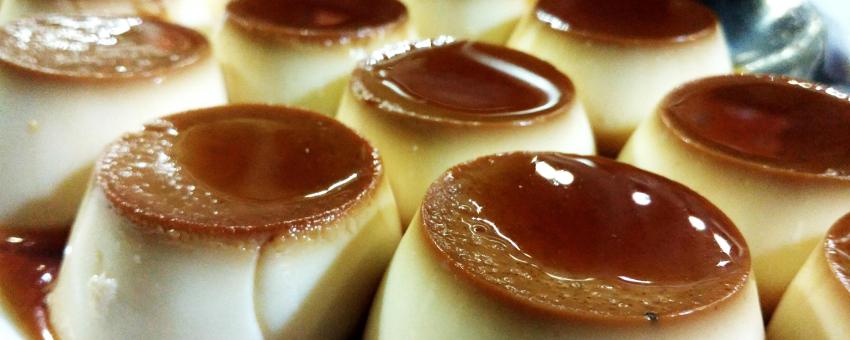 A French crème caramel (also called flan au caramel)