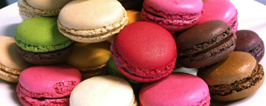 Macarons, French made mini cakes