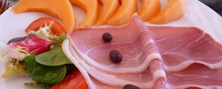 Melon et jambon