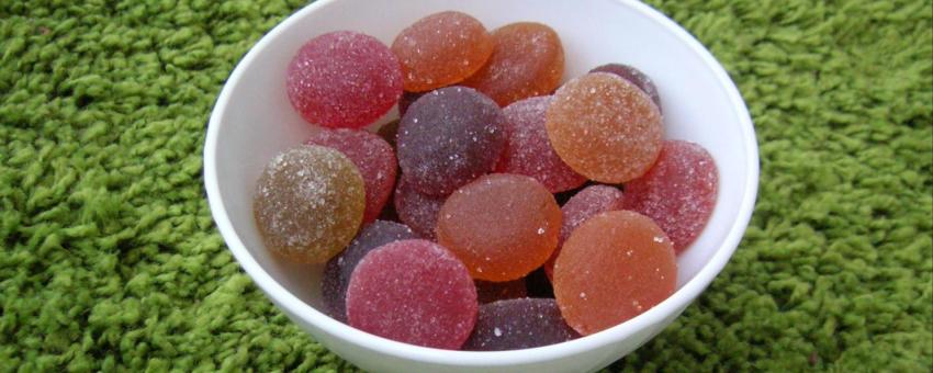 Pâtes de fruits d'Auvergne, fabriques à Saulcet, France.