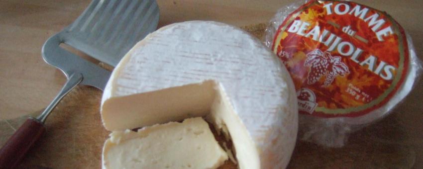 Tomme cheese (in this case, Tomme du Beaujolais)