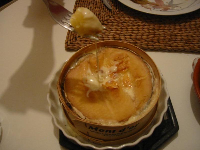 Mont d'or chaud + pomme de terre